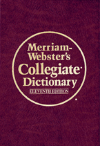 Merriam-Webster's Collegiate® Dictionary, collegiate definitions, leather look
