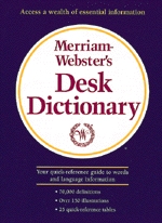 Merriam-Webster's Desk Dictionary, essential english vocabulary