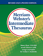 Merriam-Webster's Intermediate Thesaurus, student thesaurus grades 5–8