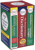 Juego de Diccionarios Merriam-Webster, spanish english language reference set