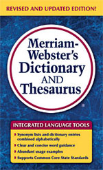 Merriam-Webster's Dictionary and Thesaurus, essential language reference