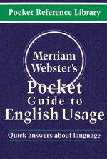 Merriam-Webster's Pocket Guide to English Usage, pocket guide to english usage, improve english language skills