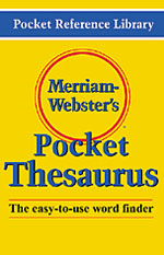 Merriam-Webster's Pocket Thesaurus, pocket reference thesaurus