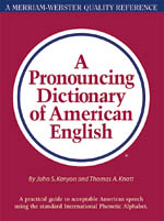 A Pronouncing Dictionary of American English, guide to pronunciation of american english, International Phonetic Alphabet, IPA