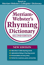 Merriam-Webster's Rhyming Dictionary, rhyming tool for poets and lyricists