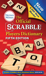 The Official SCRABBLE Players Dictionary, Fifth Edition, inexpensive, recreational and school use