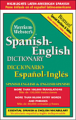Merriam-Webster's Spanish-English Dictionary, bilingual guide